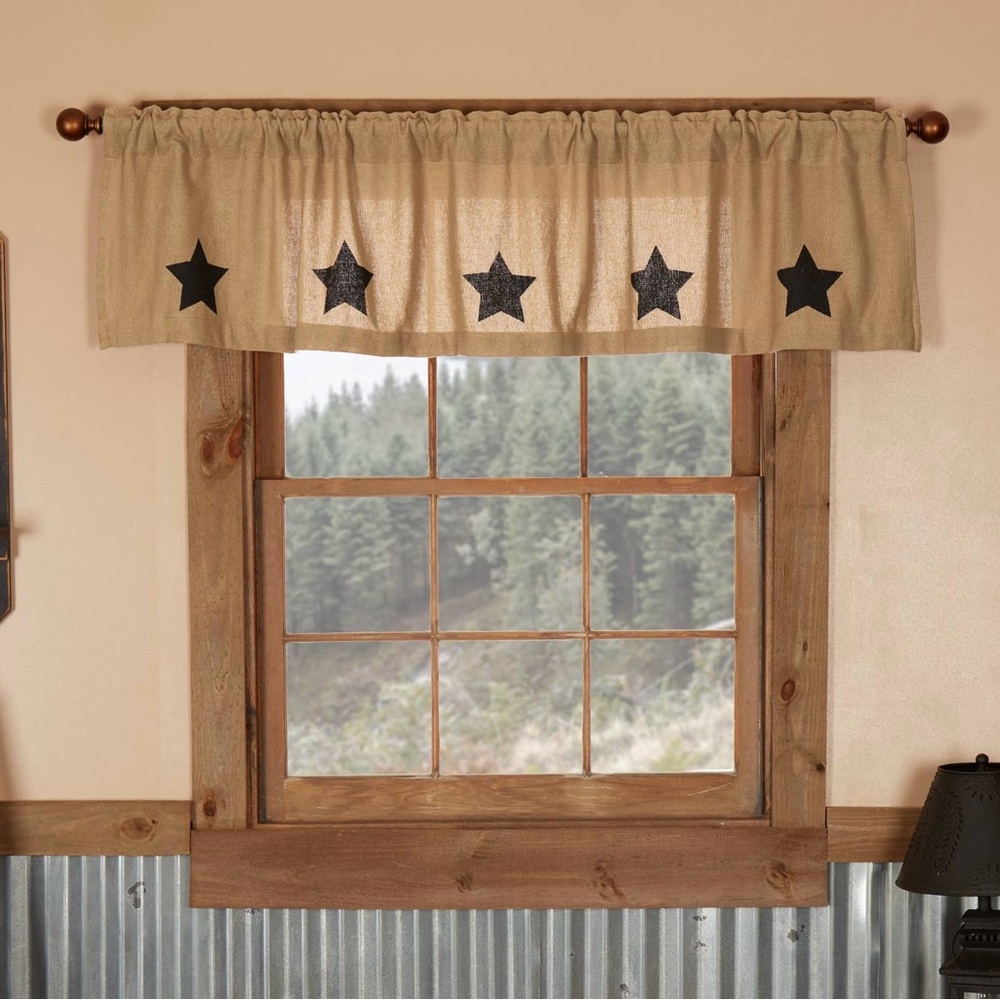 Primitive Tan Valance with Black Star-set of 2